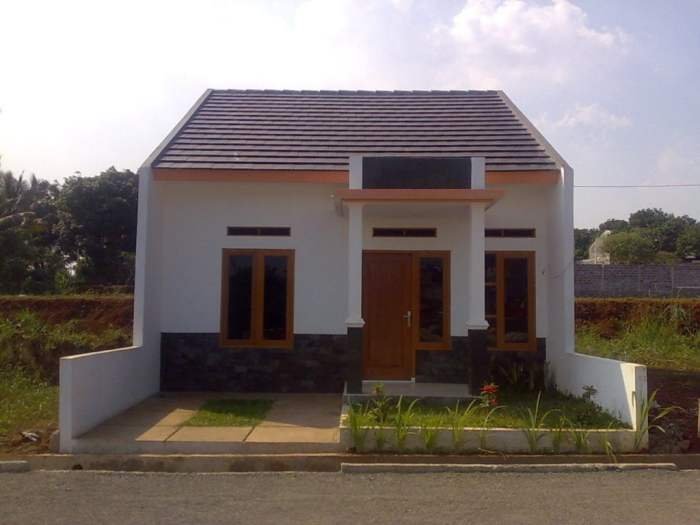 Desain rumah dengan biaya 20 juta