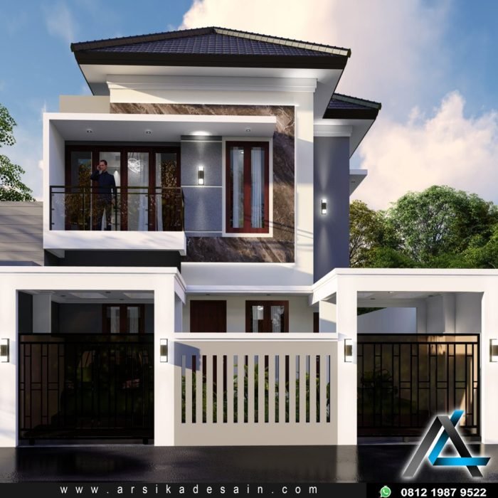Desain rumah kayu 4x6 2 kamar
