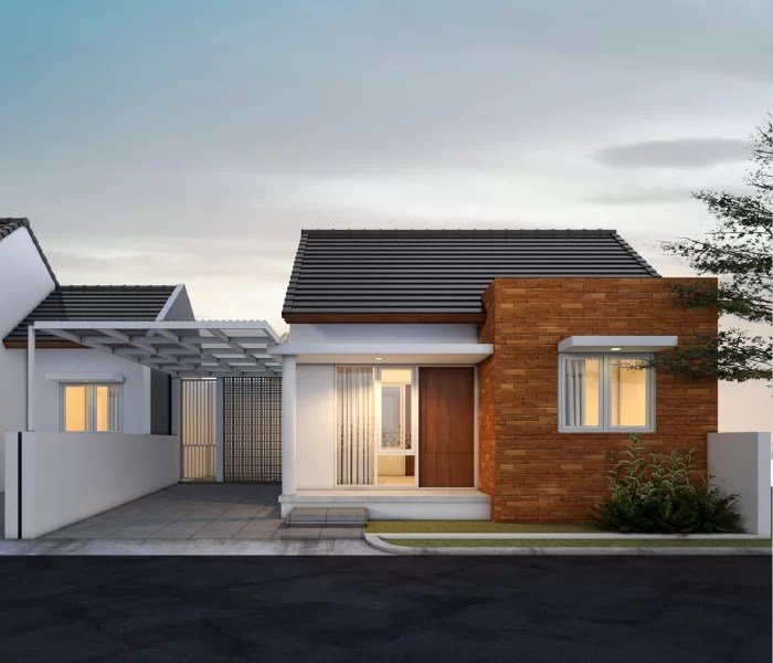 Desain rumah 300 juta