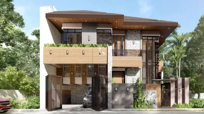 Desain rumah 200 juta 1 lantai