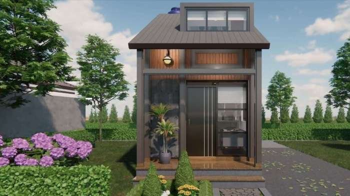 Desain rumah 6x10 3 kamar tidur