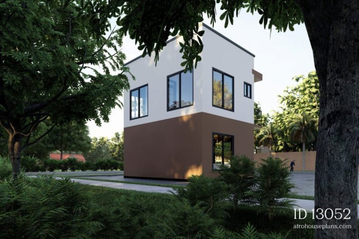 Desain rumah 5x7 2 lantai