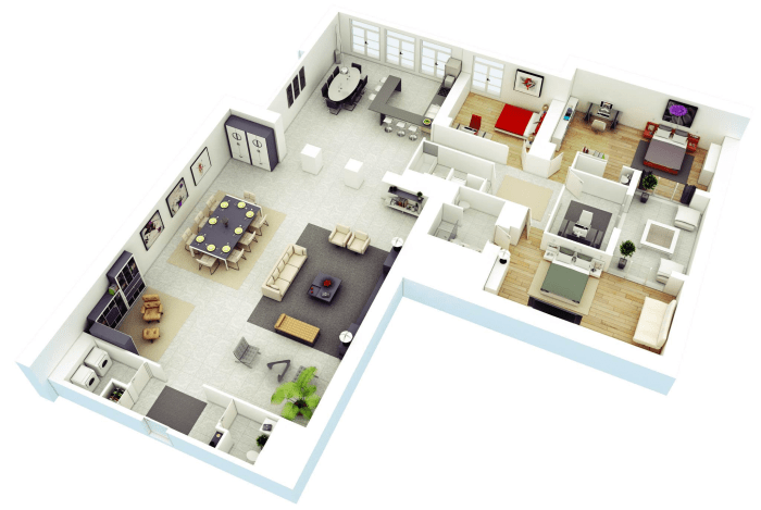 Desain rumah 6x9 leter l