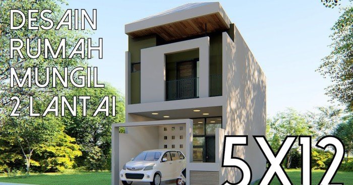 Desain rumah 5x7 1 kamar