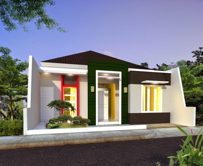 Desain rumah unik sederhana