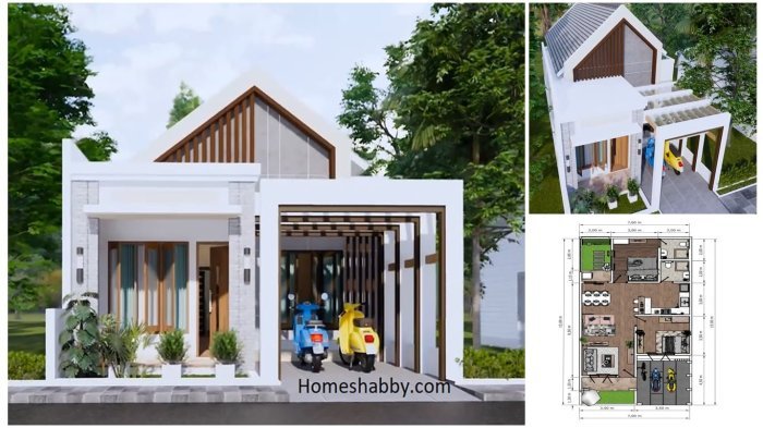 Desain rumah 7x15