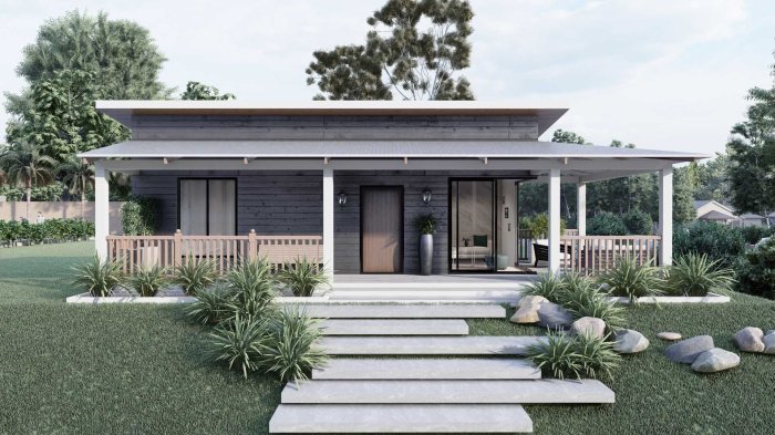 Desain rumah ukuran 4x10 meter 2 lantai