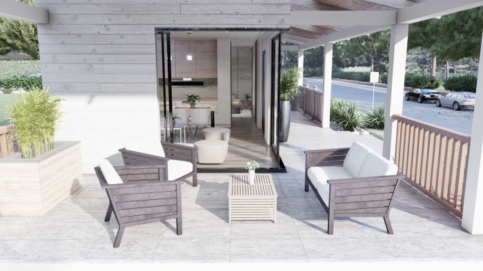 Desain rumah ukuran 4x10 meter 1 lantai