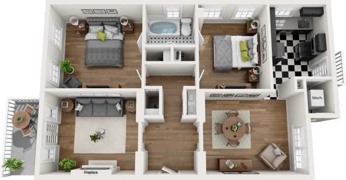 Bath bedroom plans house floor two bedrooms bathroom full plan bed room apartment kitchen half tiny luxury garage saved