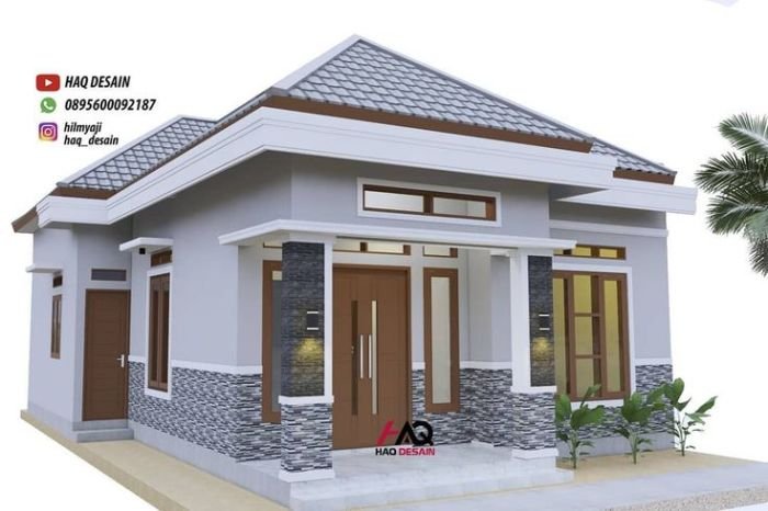 Desain rumah minimalis ukuran 8x12