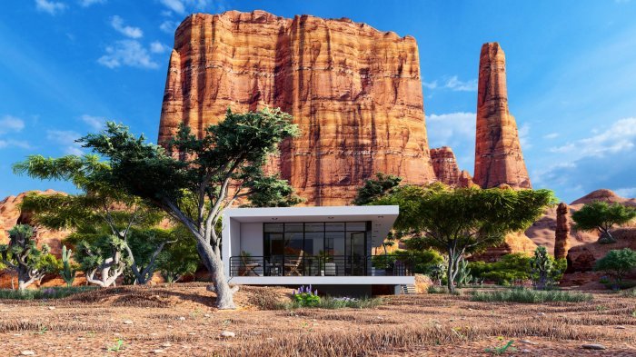 Minimalist storey house