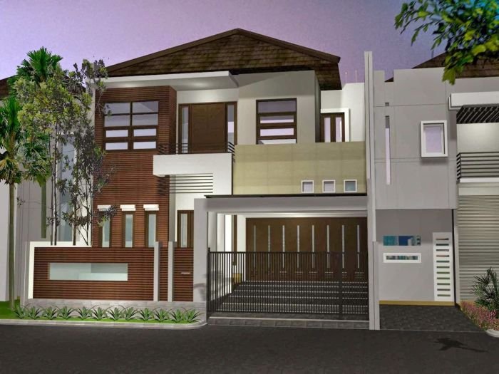 Desain rumah minimalis modern 2 kamar tidur
