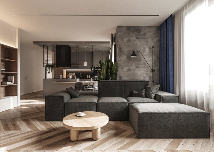 Desain rumah warna biru langit