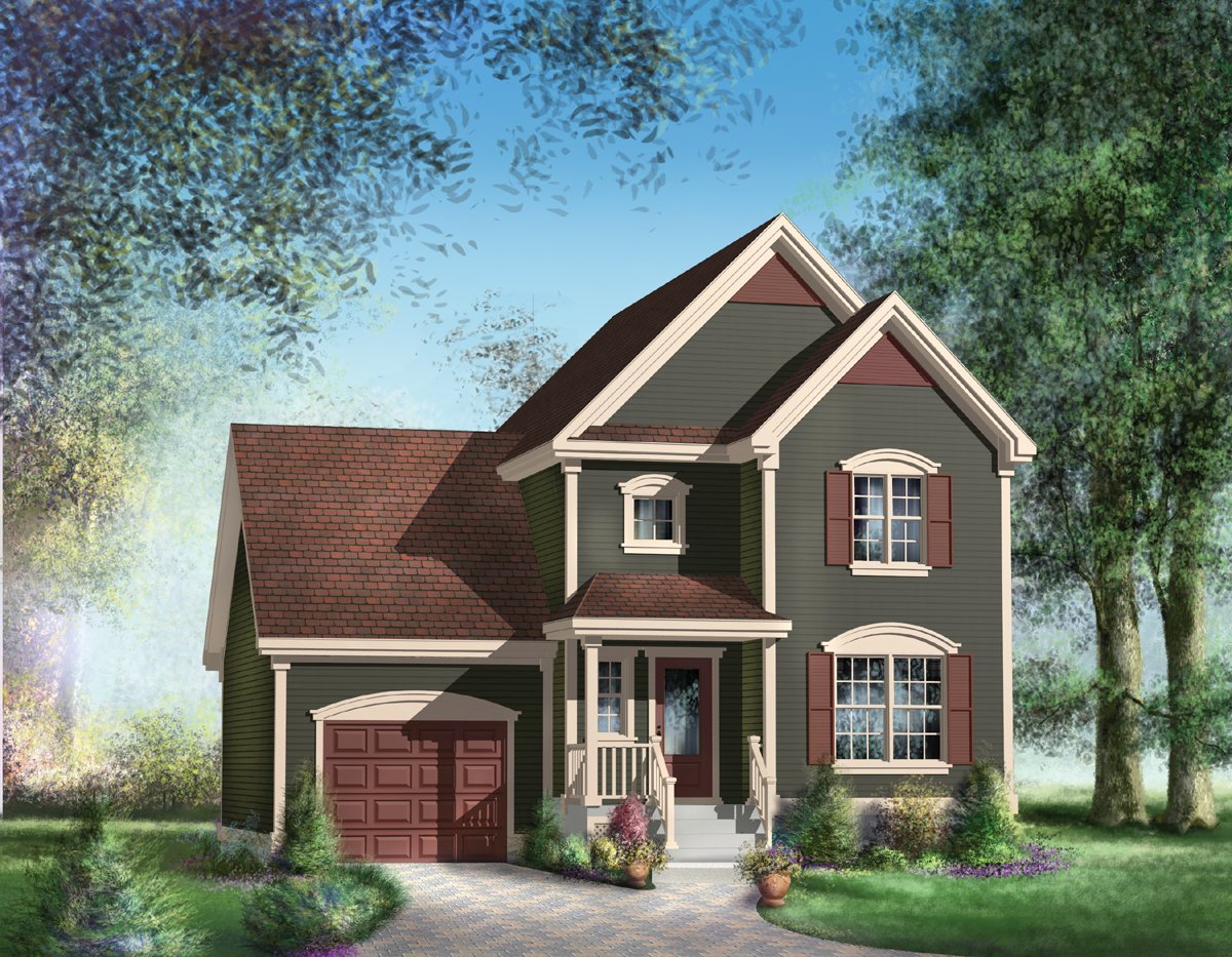 Desain rumah 9x10 2 lantai