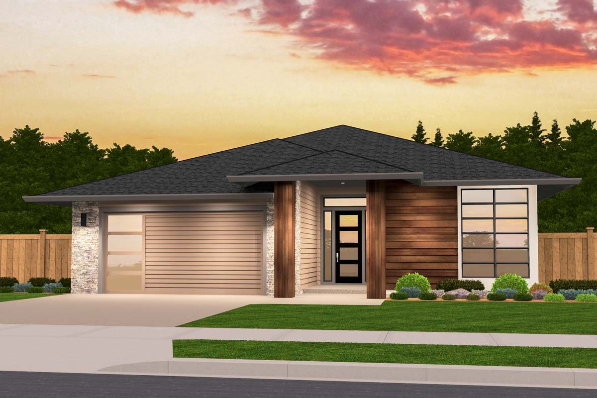 Desain rumah 1 lantai sederhana