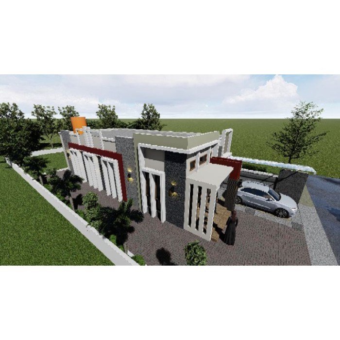 Desain rumah 7 x 15 2 lantai