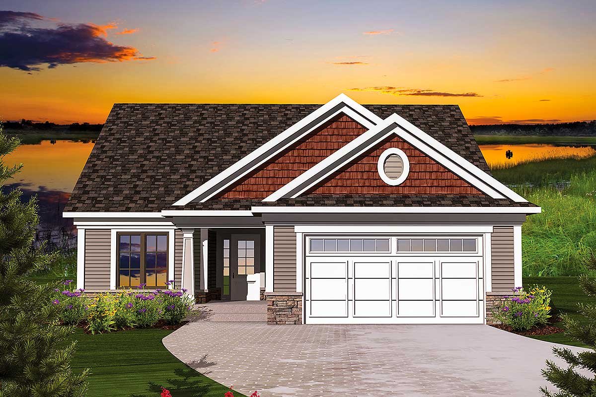 Desain rumah 4x8 2 kamar tidur