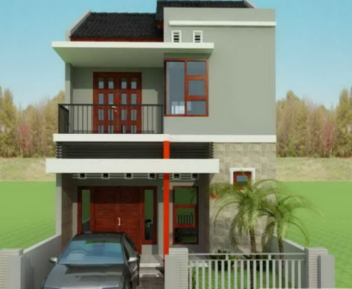 Desain rumah dengan biaya 20 juta