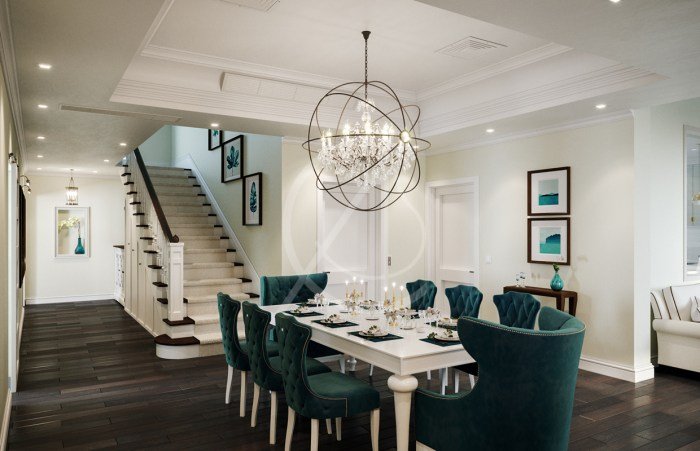 Desain rumah gaya amerika modern