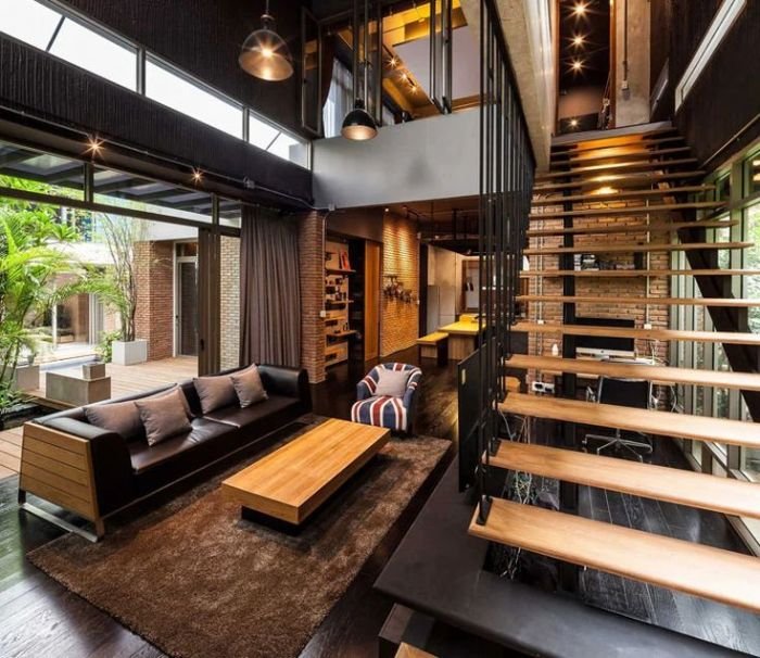 Industrial house ideas dining room decor kitchen theme roohome architects designs