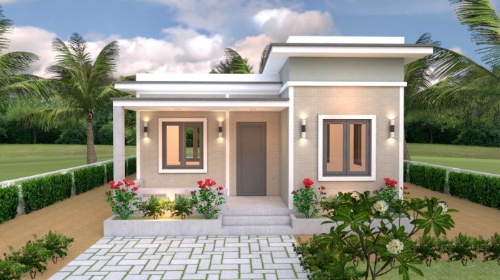 Desain rumah modal 20 juta