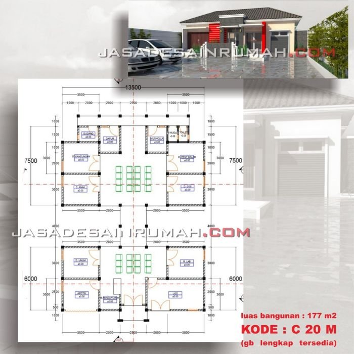 Desain rumah sakit minimalis