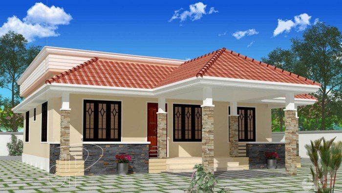 Desain rumah 1 lantai sederhana