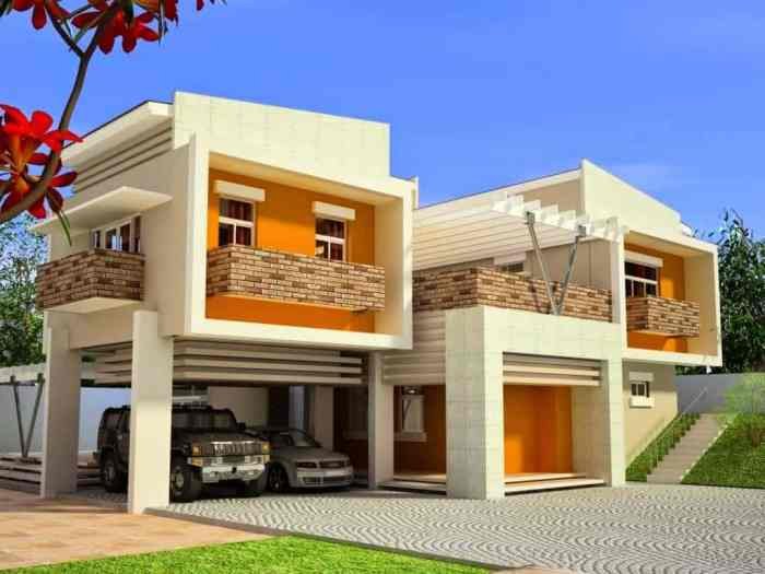 Desain rumah terbuka sederhana
