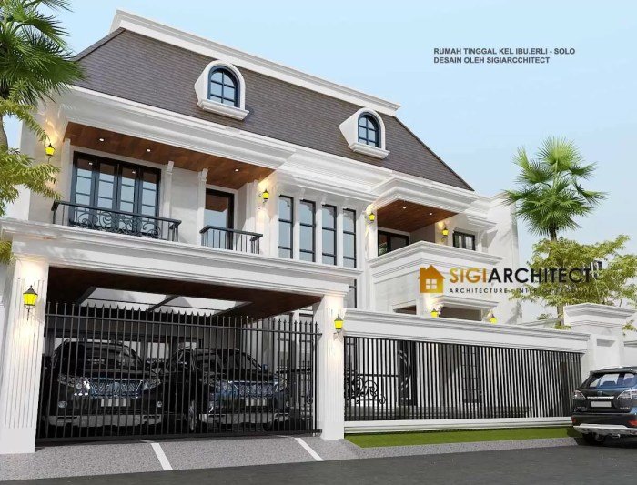 Desain rumah american classic