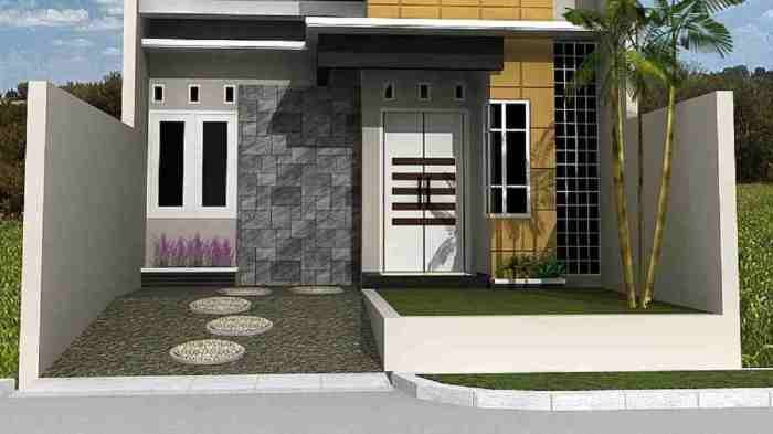 Desain rumah type 36 minimalis modern
