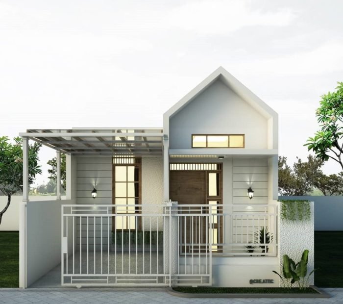 Rumah lantai minimalis elegan fungsional dan