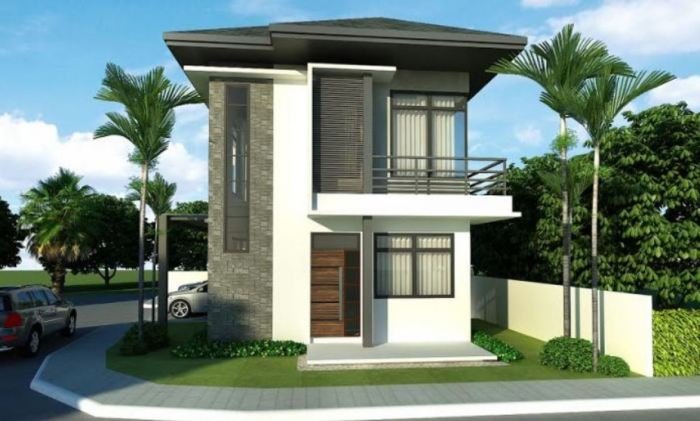 Desain rumah 30 meter 2 lantai