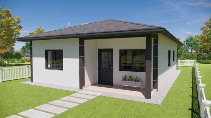 Desain rumah biasa 3 kamar