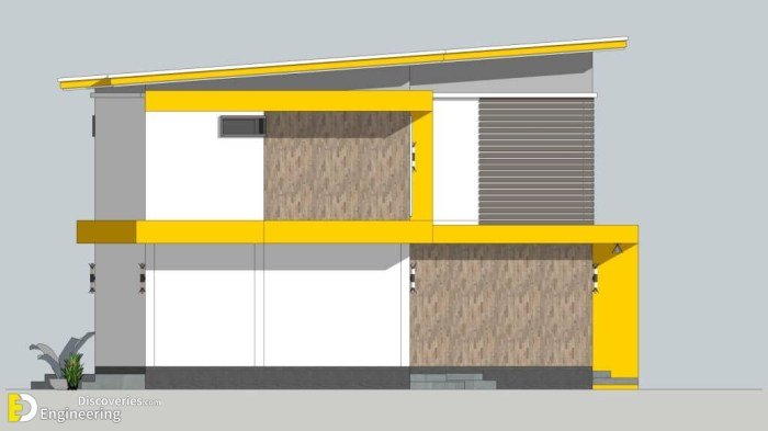 Desain rumah 4x12 meter 1 lantai