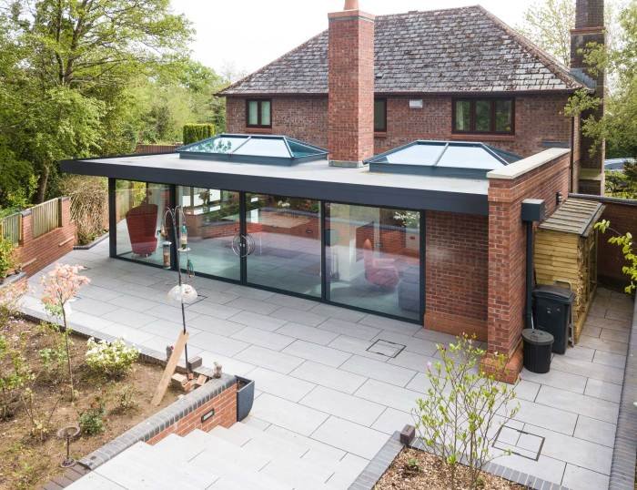 Extensions glazed terrace factor easier effortless resi diner