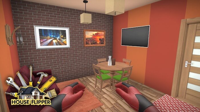 Download game house flipper desain rumah mod apk