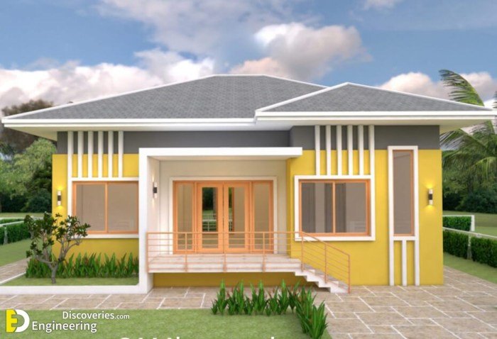 Desain rumah 4x12 meter 1 lantai
