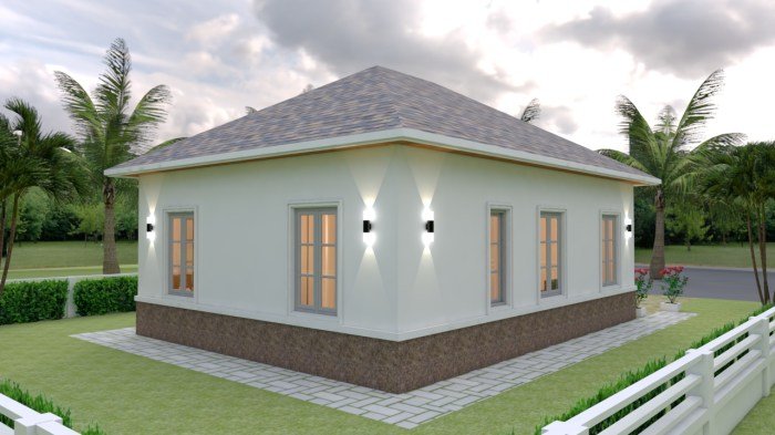 Desain rumah 7x10 3 kamar tidur