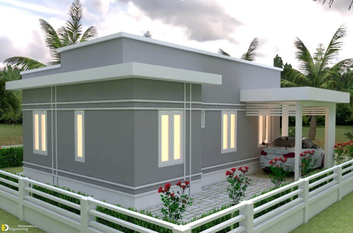 Desain rumah 9x12 3 kamar