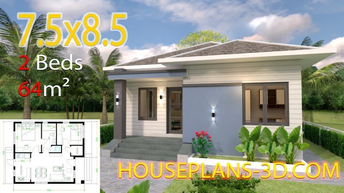 Desain rumah 10x12 3 kamar