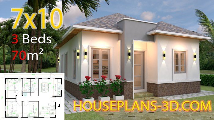 7x10 meter desain rumah 7x10