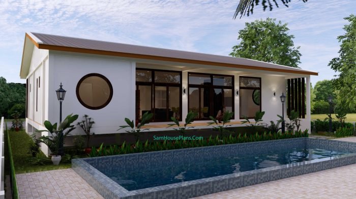 Desain rumah ukuran 7 x 13 m