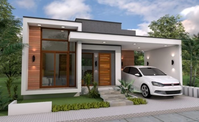 Desain rumah sederhana modern