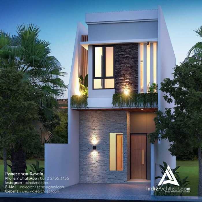 Desain rumah 7x15