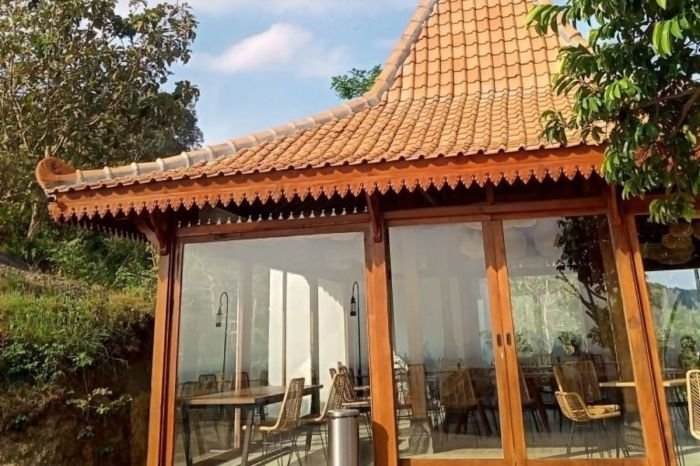 Desain rumah joglo modern 2 lantai