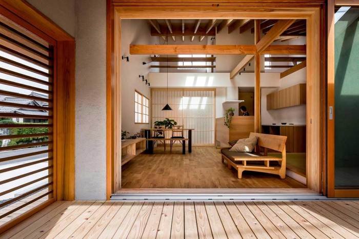 Rumah jepang minimalis japanische gaya tsc architektur dengan konsep wood deavita noka japenese haus gerbang hinomiya sumber prinsip sentuhan utama Desain rumah gaya jepang modern minimalis