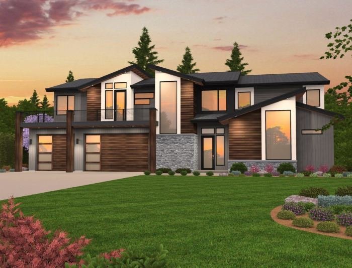 House modern two storey story designs plans houses minimalist double small floor exterior style bedroom top facade roof gq article