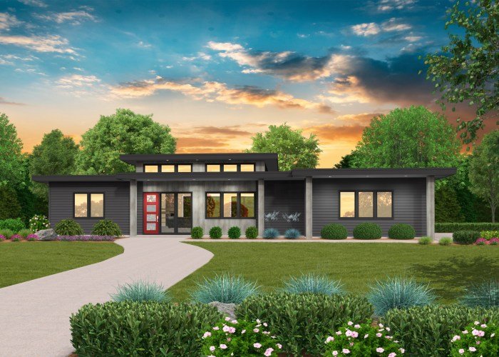 Desain rumah kos kosan 1 lantai