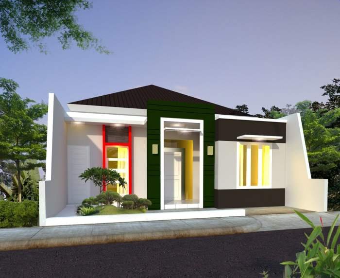 Desain rumah unik sederhana