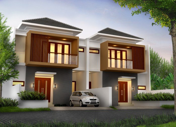 Desain rumah 2 kamar tidur minimalis